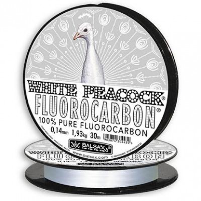 Леска монофильная Balsax White Peacock Fluorocarbon 50м Леска монофильная Balsax White Peacock Fluorocarbon 50м