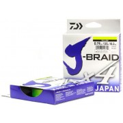 Леска плетёная Daiwa J-Braid x4 Yellow 135 м