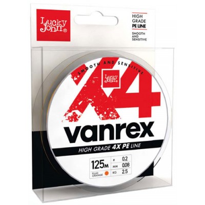 Леска плетёная Lucky John Vanrex X4 Moss Green 125 м Леска плетёная Lucky John Vanrex X4 Moss Green 125 м