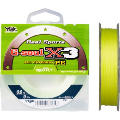 Леска плетёная YGK G-Soul X3 150 м Леска плетёная YGK G-Soul X3 150 м