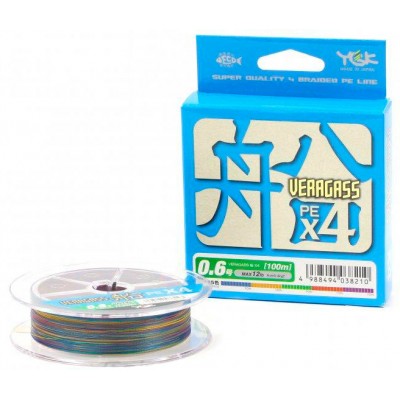 Леска плетёная YGK Veragass X4 100 м Леска плетёная YGK Veragass X4 100 м