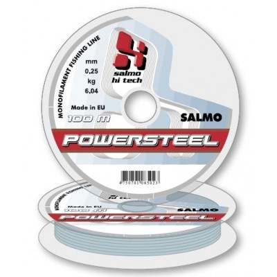 Монофильная леска SALMO HI-TECH POWERSTEEL 100 м Монофильная леска SALMO HI-TECH POWERSTEEL 100 м