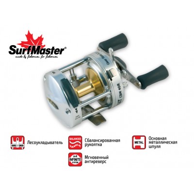Мультипликаторная катушка Surf Master Combat 50R Мультипликаторная катушка Surf Master Combat 50R