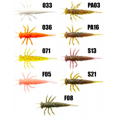 Мягкая приманка Lucky John NAYADA 2" Мягкая приманка Lucky John NAYADA 2"