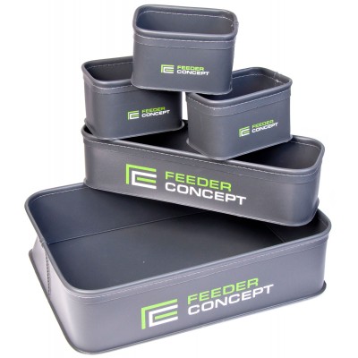 Набор емкостей для прикормки и насадки Feeder Concept EVA 5 BIG BOX SET Набор емкостей для прикормки и насадки Feeder Concept EVA 5 BIG BOX SET
