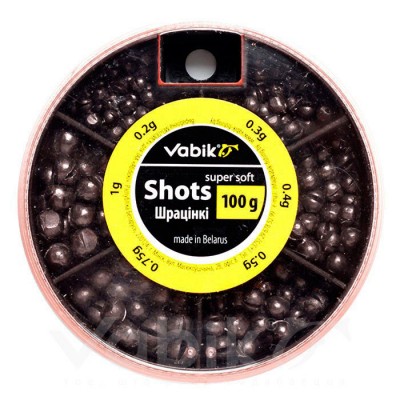 Набор грузил Vabik 100 г, 0.2-1.0 г Набор грузил Vabik 100 г, 0.2-1.0 г