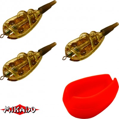 Набор кормушек Mikado Method Feeder S, 3шт. + форма Набор кормушек Mikado Method Feeder S, 3шт. + форма