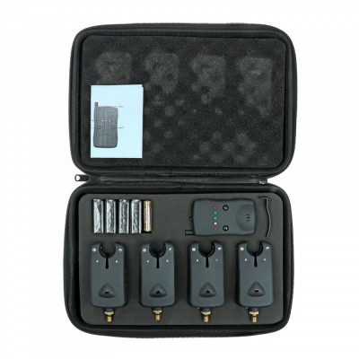 Набор сигнализатор клёва JY-31 4 шт. + пейджер Набор сигнализатор клёва JY-31 4 шт. + пейджер