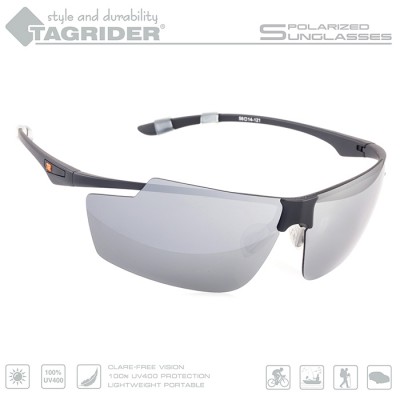 Очки поляризационные Tagrider N04-27 GRAY MIRROR в чехле Очки поляризационные Tagrider N04-27 GRAY MIRROR в чехле