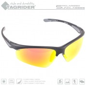 Очки поляризационные Tagrider N15-45 GOLD RED MIRROR в чехле