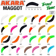 Силиконовая приманка Akara Trout Time MAGGOT 1.6" Shrimp