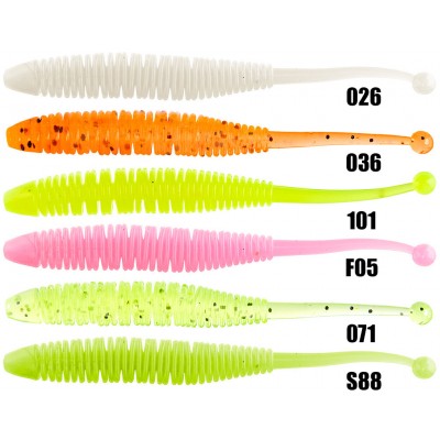 Слаги Lucky John SPANKY WORM 3.2" Слаги Lucky John SPANKY WORM 3.2"