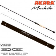 Спиннинг Akara Machete 802 M, углеволокно, штекерный, 2.4 м, тест: 8-32 г, 144 г