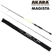 Спиннинг Akara Magista 762MMF, углеволокно, штекерный, 2.28 м, тест: 3,5-14 г, 126 г