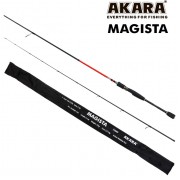 Спиннинг Akara Magista 822MLMF, углеволокно, штекерный, 2.48 м, тест: 2,8-7 г, 129 г