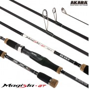 Спиннинг Akara Magista GT 762H, углеволокно, штекерный, 2.28 м, тест: 21-62 г, 146 г