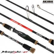 Спиннинг Akara Magista GT 902M, углеволокно, штекерный, 2.7 м, тест: 5,5-27 г, 172 г
