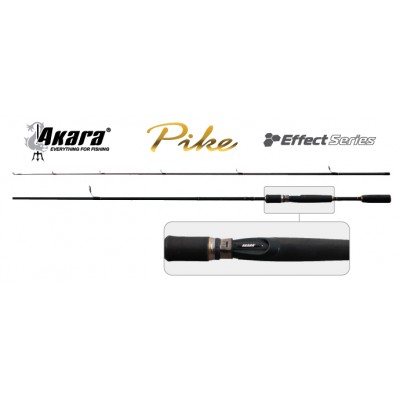 Спиннинг Akara Pike 240 Effect Series. углеволокно. штекерный. 2.4 м. тест: 20-50 гр. 160 г Спиннинг Akara Pike 240 Effect Series. углеволокно. штекерный. 2.4 м. тест: 20-50 гр. 160 г