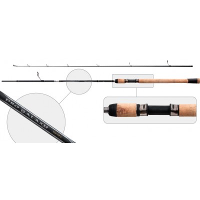 Спиннинг AKARA Pro Galaxy Spin HMC IM8-L8027-240. углеволокно. штеккерный. 2.4 м. тест: 5-25 гр. 160 г Спиннинг AKARA Pro Galaxy Spin HMC IM8-L8027-240. углеволокно. штеккерный. 2.4 м. тест: 5-25 гр. 160 г