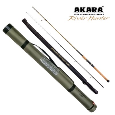 Спиннинг Akara River Hunter M в чехле, углеволокно, штекерный, 2,4 м, тест: 7-28 г, 140 г Спиннинг Akara River Hunter M в чехле, углеволокно, штекерный, 2,4 м, тест: 7-28 г, 140 г