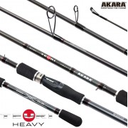 Спиннинг Akara Teuri Heavy H, углеволокно, штекерный, 2,7 м, тест: 30-80 г, 186 г