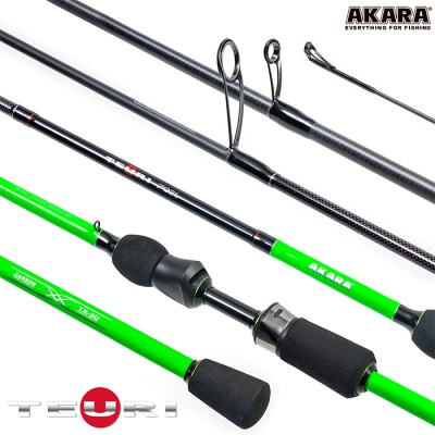 Спиннинг Akara Teuri LS662 TX-30, углеволокно, штекерный, 1,98 м, тест: 3,5-12 г, 83 г Спиннинг Akara Teuri LS662 TX-30, углеволокно, штекерный, 1,98 м, тест: 3,5-12 г, 83 г