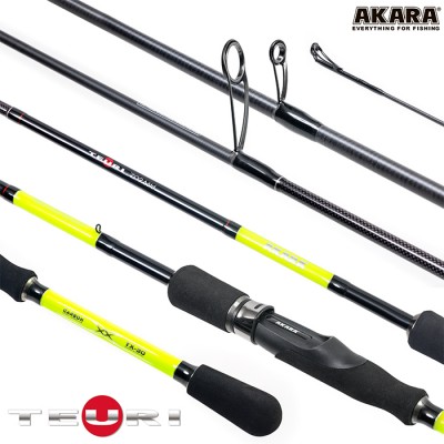 Спиннинг Akara Teuri MHS802 TX-30, углеволокно, штекерный, 2,44 м, тест: 14-35 г, 136 г Спиннинг Akara Teuri MHS802 TX-30, углеволокно, штекерный, 2,44 м, тест: 14-35 г, 136 г