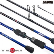 Спиннинг Akara Teuri MLS762 TX-30, углеволокно, штекерный, 2,3 м, тест: 5,5-17,5 г, 106 г