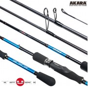 Спиннинг Akara Teuri MS702 TX-30, углеволокно, штекерный, 2,1 м, тест: 8-24,5 г, 112 г