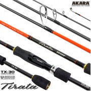 Спиннинг Akara Teuri SL1002 Tirata 802MLMF TX-30, углеволокно, штекерный, 2,44 м, тест: 3,5-10,5 г, 105 г