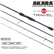 Спиннинг Akara Teuri Travel L, углеволокно, штекерный, 2,28 м, тест: 1-12 г, 98 г