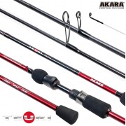 Спиннинг Akara Teuri ULS762 TX-30, углеволокно, штекерный, 2,3 м, тест: 0,6-7 г, 89 г
