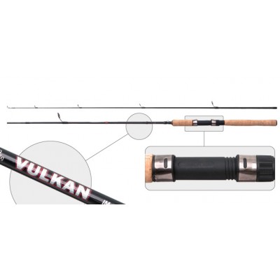 Спиннинг AKARA Vulkan IM8-V-240. углеволокно. штеккерный. 2.4 м. тест: 7-35 гр. 200 г Спиннинг AKARA Vulkan IM8-V-240. углеволокно. штеккерный. 2.4 м. тест: 7-35 гр. 200 г