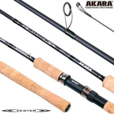 Спиннинг Akara Zester MLS 210. углеволокно. штекерный. 2.1 м. тест: 3-18 гр. 140 г Спиннинг Akara Zester MLS 210. углеволокно. штекерный. 2.1 м. тест: 3-18 гр. 140 г