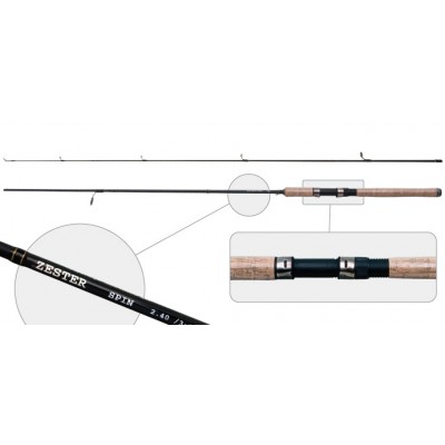 Спиннинг AKARA Zester-ZR-3-18-240. углеволокно. штеккерный. 2.4 м. тест: 3-18 гр. 150 г Спиннинг AKARA Zester-ZR-3-18-240. углеволокно. штеккерный. 2.4 м. тест: 3-18 гр. 150 г