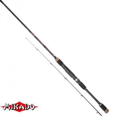 Спиннинг Mikado Hirameki X-TRA Light Spin 220, углеволокно, штеккерный, 2,2 м, тест: 1-8 г, 106 г Спиннинг Mikado Hirameki X-TRA Light Spin 220, углеволокно, штеккерный, 2,2 м, тест: 1-8 г, 106 г