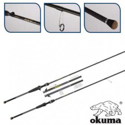 Спиннинг OKUMA ONE ROD SPIN, углеволокно, 1.98м, тест: 10-30 г Спиннинг OKUMA ONE ROD SPIN, углеволокно, 1.98м, тест: 10-30 г