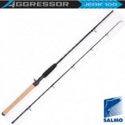 Спиннинг Salmo Aggressor Jerk 100, углеволокно, штекерный, 1,8 м, тест: до 100 г, 160 г