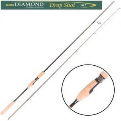 Спиннинг SALMO DIAMOND DROP SHOT 2.1м, углеволокно, тест 10-28 Спиннинг SALMO DIAMOND DROP SHOT 2.1м, углеволокно, тест 10-28