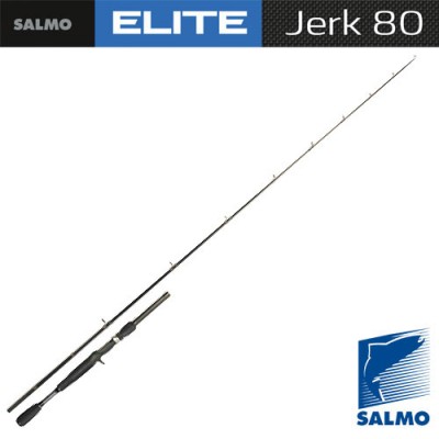 Спиннинг SALMO ELITE JERK 80 1,95м, тест до 80 г, уголь IM7 Спиннинг SALMO ELITE JERK 80 1,95м, тест до 80 г, уголь IM7