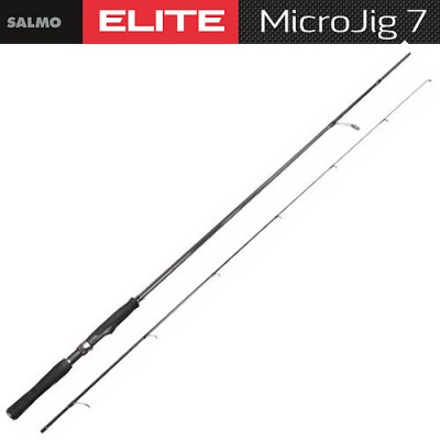 Спиннинг SALMO ELITE MICRO JIG 7 2,40м, тест 1-7 г, уголь IM7 Спиннинг SALMO ELITE MICRO JIG 7 2,40м, тест 1-7 г, уголь IM7