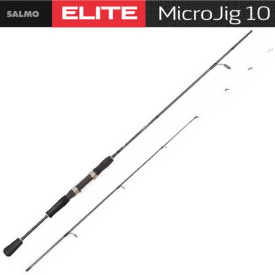 Спиннинг Salmo Elite MICROJIG 10, углеволокно, 2.32 м, тест 2-10 г, 105 г Спиннинг Salmo Elite MICROJIG 10, углеволокно, 2.32 м, тест 2-10 г, 105 г