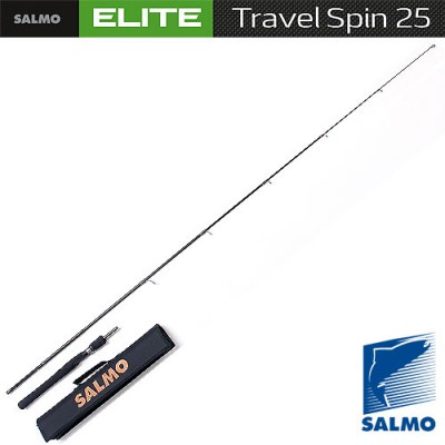 Спиннинг SALMO ELITE TRAVEL SPIN 25 2,40м, тест 5-25 г, уголь IM7 Спиннинг SALMO ELITE TRAVEL SPIN 25 2,40м, тест 5-25 г, уголь IM7