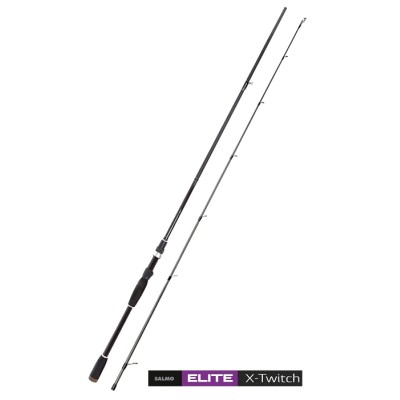 Спиннинг SALMO ELITE X-TWITCH 1,8м, тест 3-15 г, уголь IM9 Спиннинг SALMO ELITE X-TWITCH 1,8м, тест 3-15 г, уголь IM9