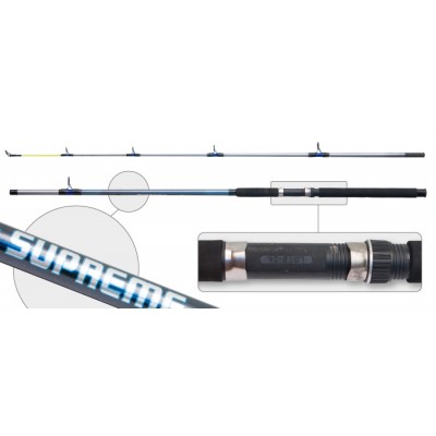 Спиннинг штекерный AKARA Supreme 270. стекловолокно. 2.7 м. тест: 100-250 гр. 360 г Спиннинг штекерный AKARA Supreme 270. стекловолокно. 2.7 м. тест: 100-250 гр. 360 г