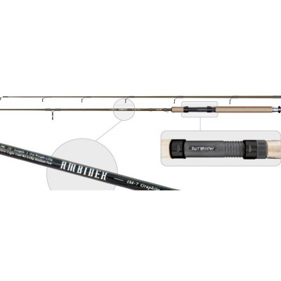 Спиннинг SURF MASTER Ambidex M7 SM1361-215. углеволокно. штеккерный. 2.15 м. тест: 2-10 гр. 140 г Спиннинг SURF MASTER Ambidex M7 SM1361-215. углеволокно. штеккерный. 2.15 м. тест: 2-10 гр. 140 г