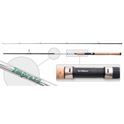 Спиннинг SURF MASTER Impreza IM7-SM-3035S-270. углеволокно. штекерный. 2.7 м. тест: 10-35 гр. 250 г Спиннинг SURF MASTER Impreza IM7-SM-3035S-270. углеволокно. штекерный. 2.7 м. тест: 10-35 гр. 250 г