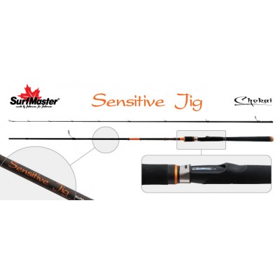 Спиннинг Surf Master LC1245 Chokai Series Sensitive Jig 842MHF TX-20, углепластик, штекерный, 2,54 м, тест: 7-21 г, 180 г Спиннинг Surf Master LC1245 Chokai Series Sensitive Jig 842MHF TX-20, углепластик, штекерный, 2,54 м, тест: 7-21 г, 180 г