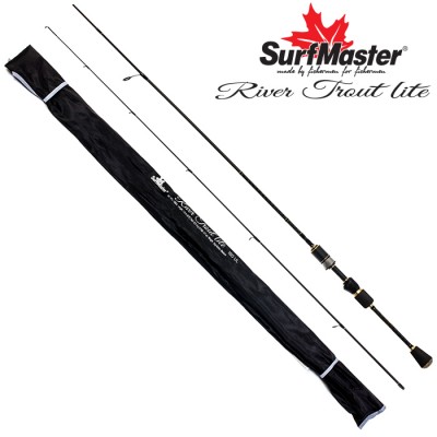 Спиннинг Surf Master River Trout UL, углепластик, штекерный, 1,8 м, тест: 0,6-6 г, 76 г Спиннинг Surf Master River Trout UL, углепластик, штекерный, 1,8 м, тест: 0,6-6 г, 76 г