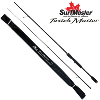 Спиннинг Surf Master Twich Master M, углепластик, штекерный, 2,1 м, тест: 5-15 г, 113 г Спиннинг Surf Master Twich Master M, углепластик, штекерный, 2,1 м, тест: 5-15 г, 113 г